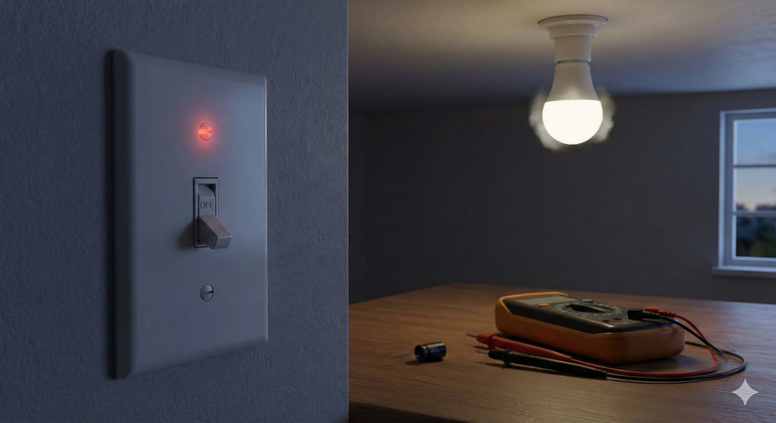Por qué mis bombillos LED parpadean apagados. solucion