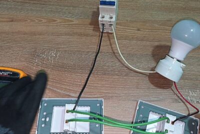 instalación de un circuito conmutable