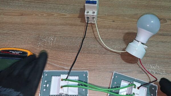instalación de un circuito conmutable